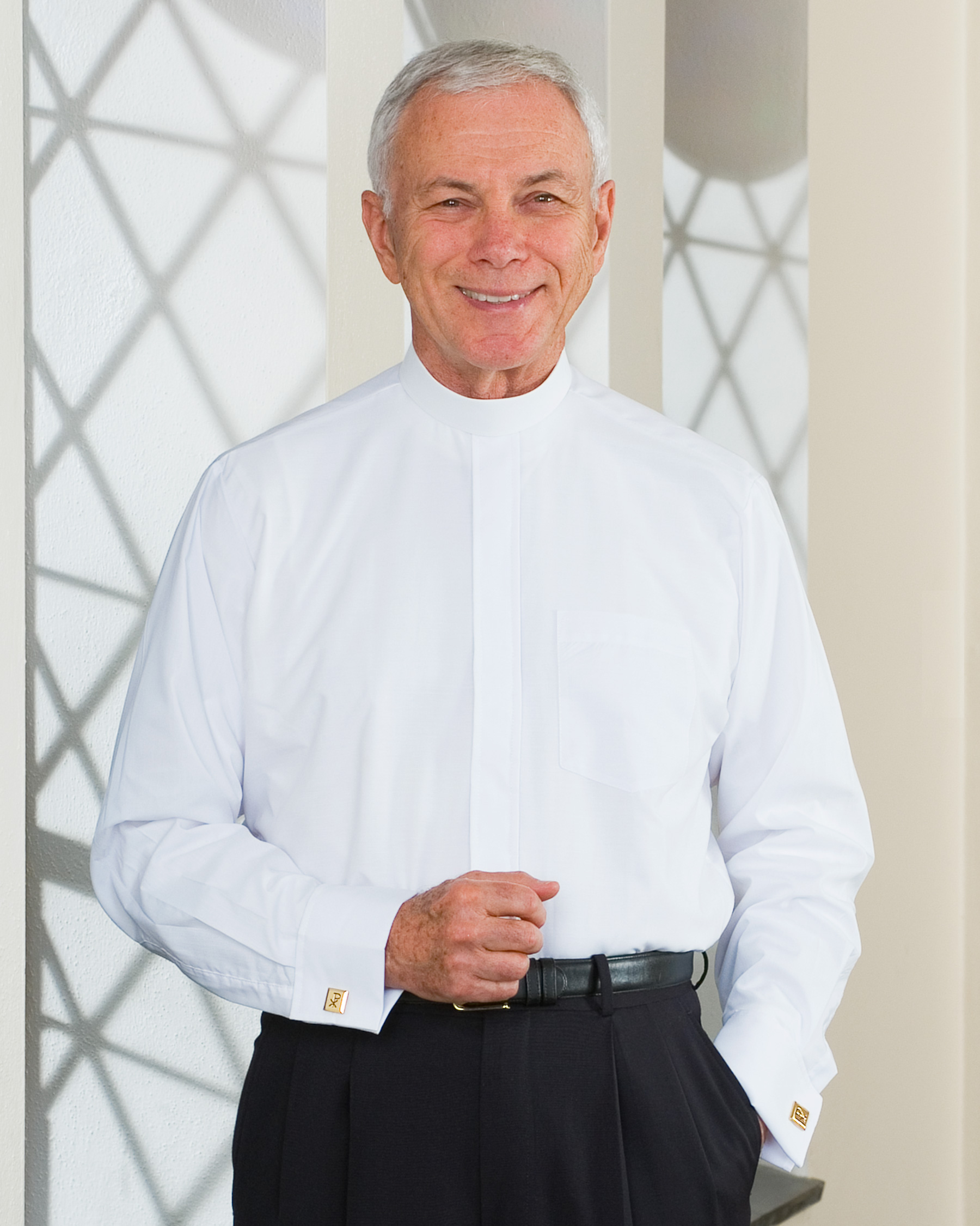 CM Almy French Cuff "Cotton Blend" Neckband Clergy Shirt