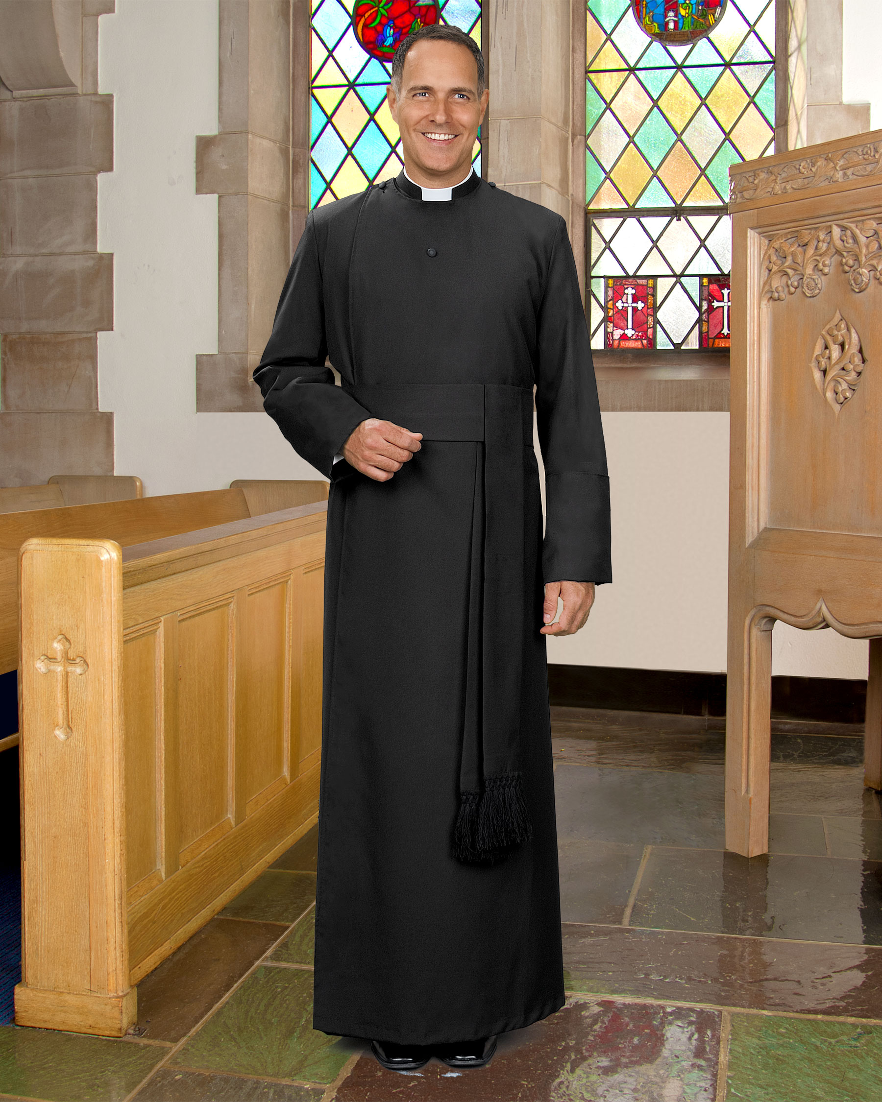 CM Almy Man's Anglican Year Rounder Clergy Cassock