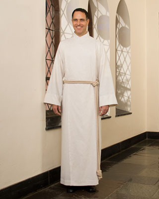 flax cassock-alb for men