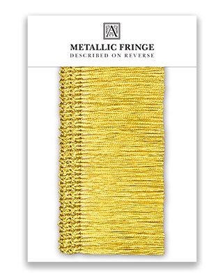 CM Almy  Gold Metallic Fringe Swatch