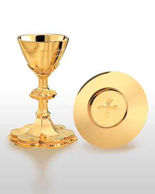 calvary chalice and paten