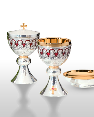 last supper chalice paten and ciborium