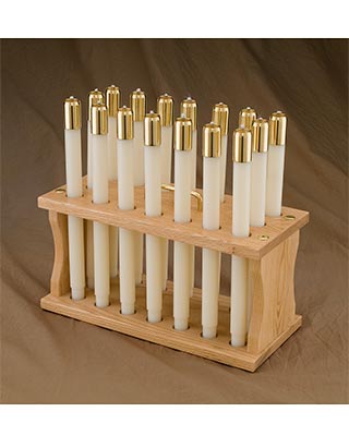 liquid church candle carriers