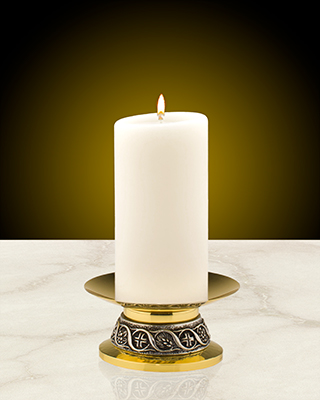 CM Almy  Natural 3 x 6 Liquid Pillar Candle
