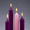 CM Almy  Natural Liquid Advent Taper Candles