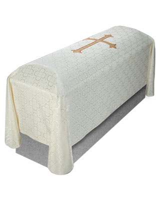 latin cross funeral casket pall