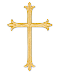 Liturgical Cross Patch 5.5, 8.5, 13, 15 Cm Vestment Appliqué Patch, Church  Embroidery, Liturgical Cross Patch 